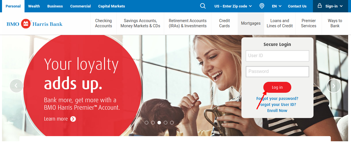 BMO Harris Login