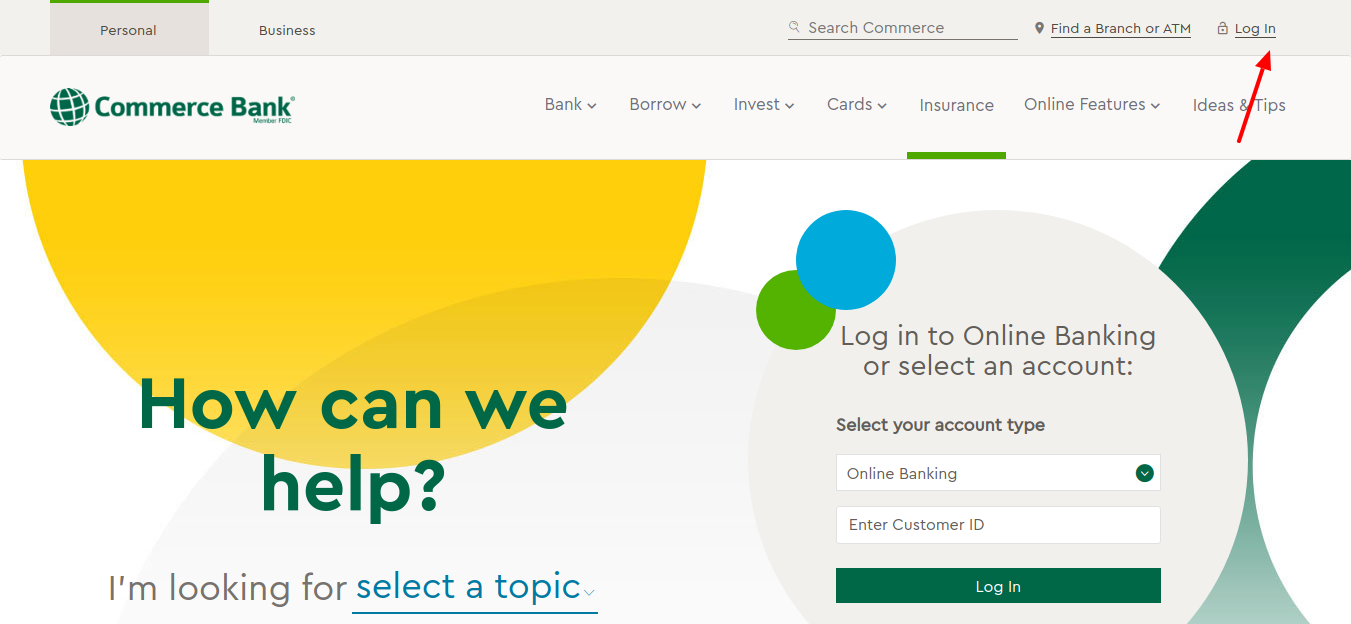 Commerce Bank Login