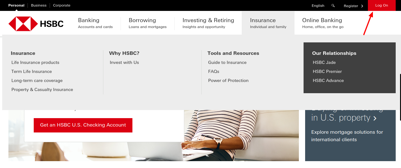 HSBC Card Login