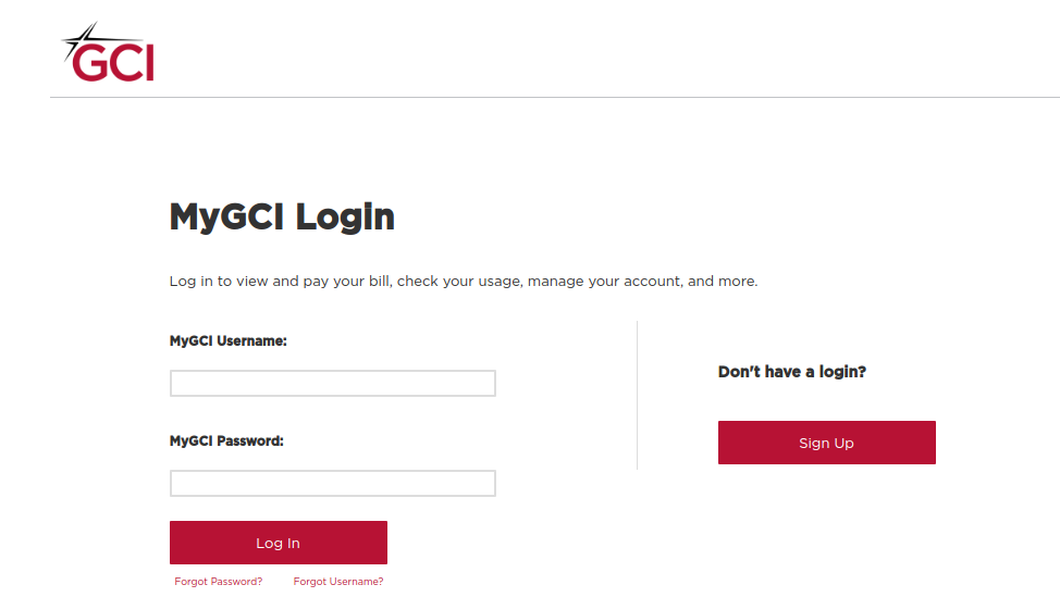 gci login