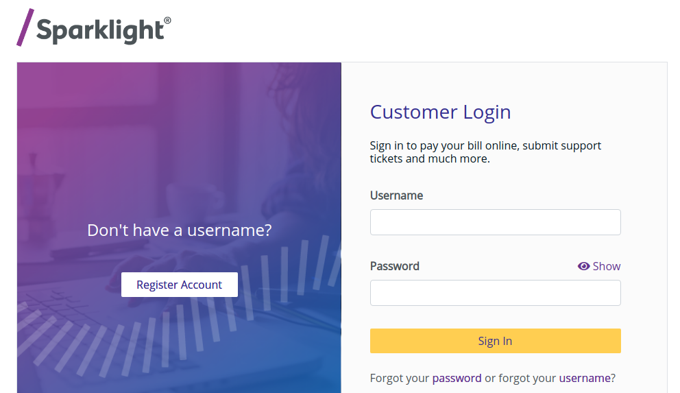 Sparklight Login