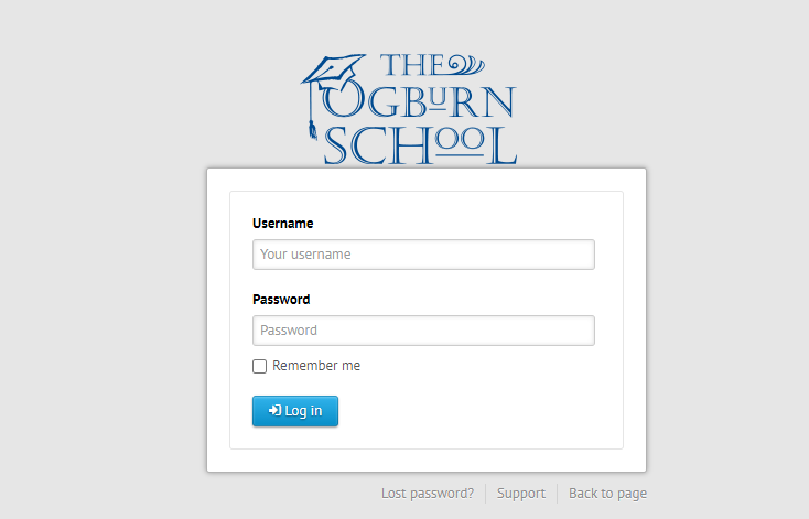 ogburn school login