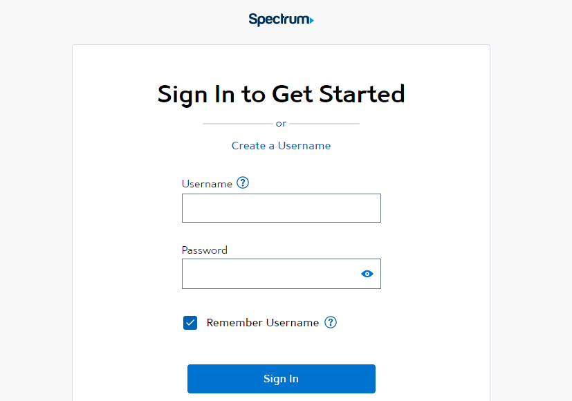 spectrum login