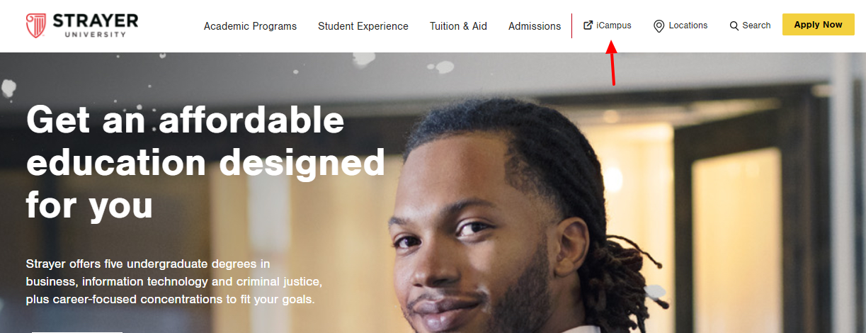 strayer university icampus login