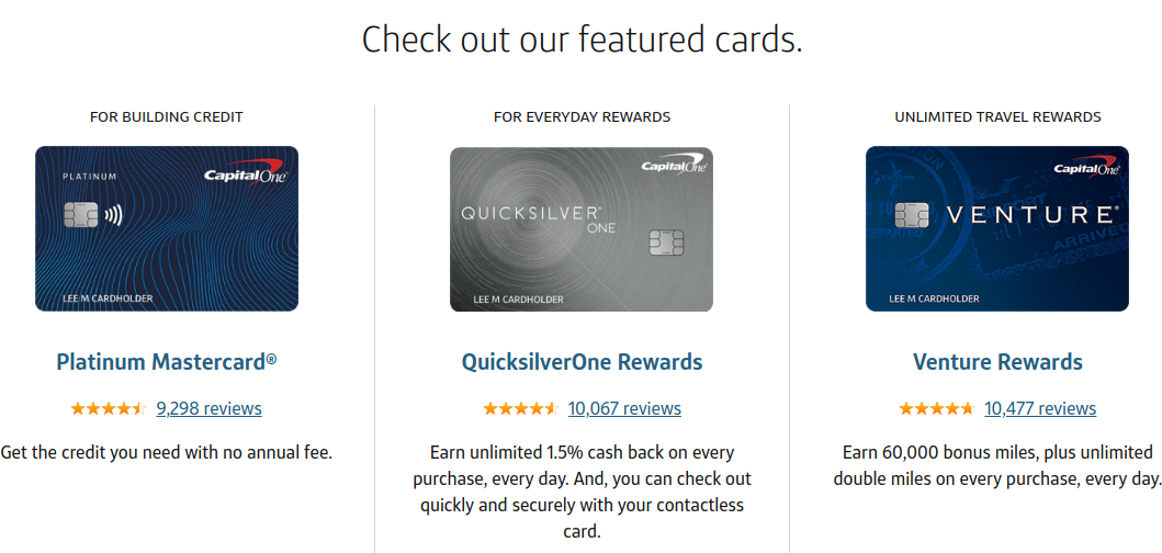 capital one credit card