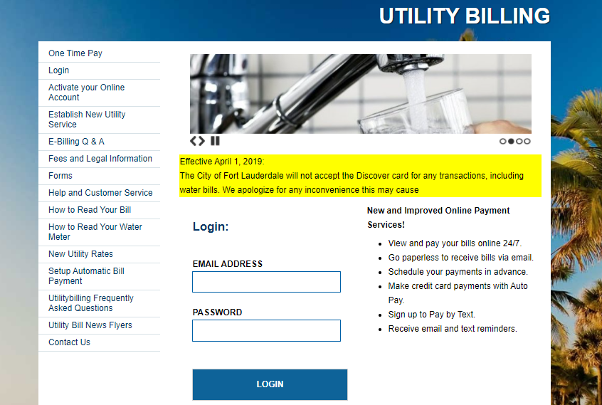 city of fort lauderdale bill pay